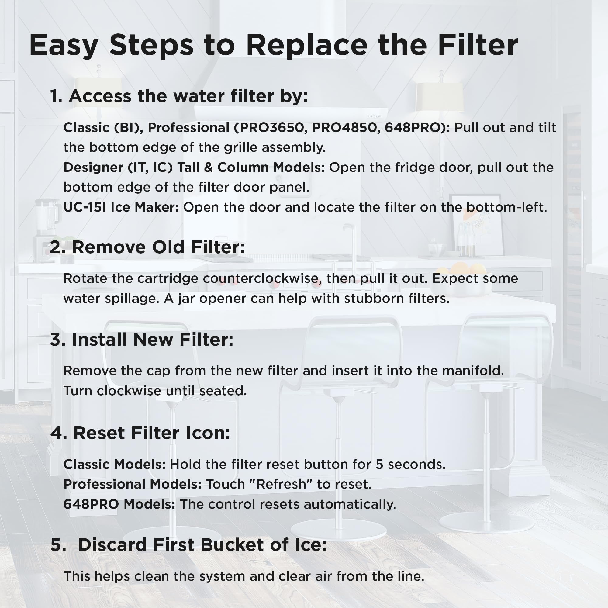 SUB-ZERO 4204490 Refrigerator Water Filter