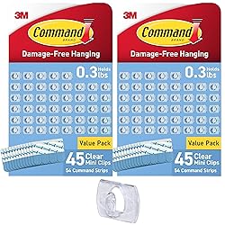 Command Indoor Mini Light Clips, Damage Free