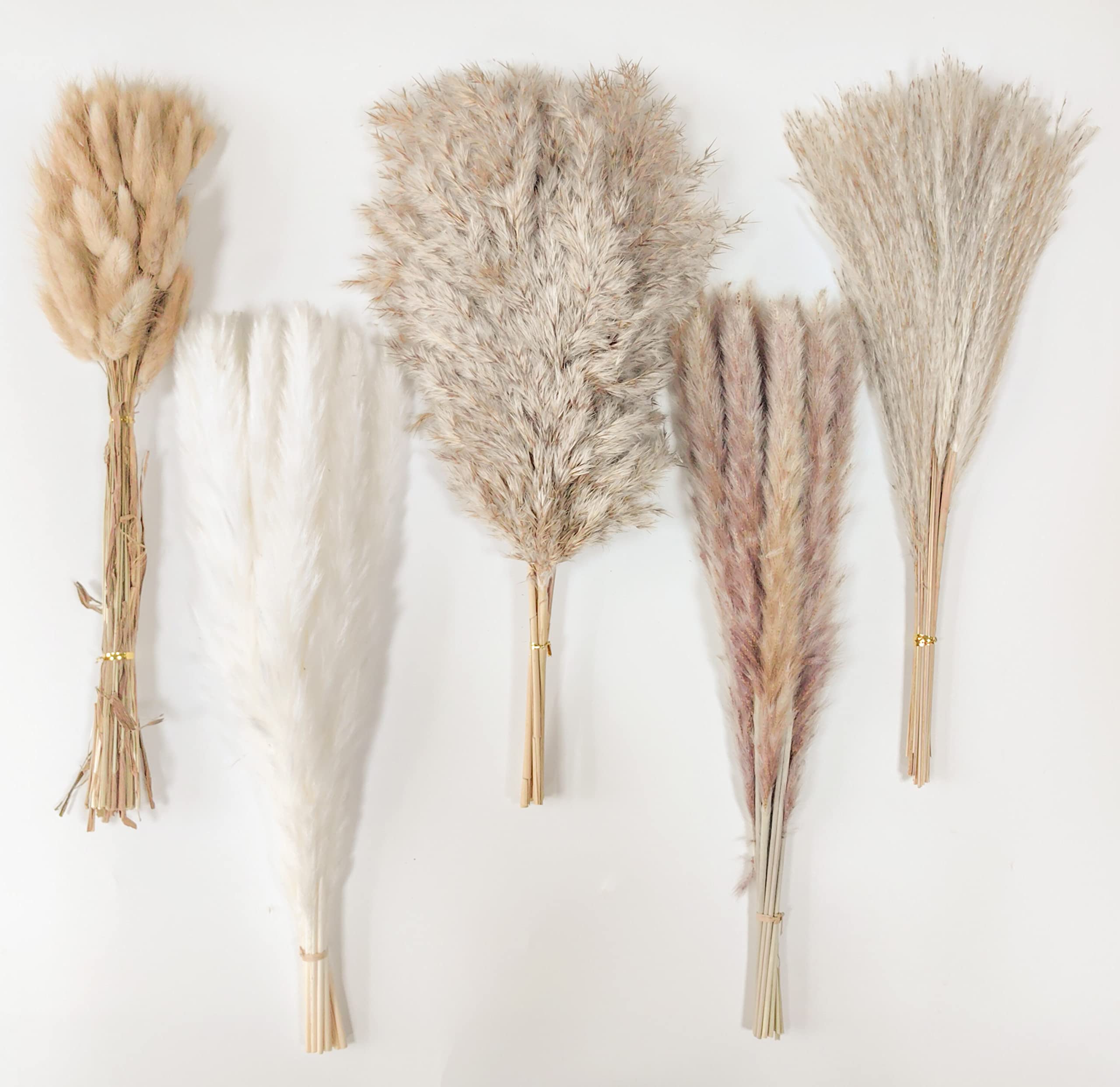 Photo 1 of Dried Pampas Grass Decor 115 PCS Dried Plants,Dried Flowers Natural pompas Floral for Wedding, Boho Decor , Home, Rustic Party, Baby Shower Arrangement Centerpiece Table Decorations