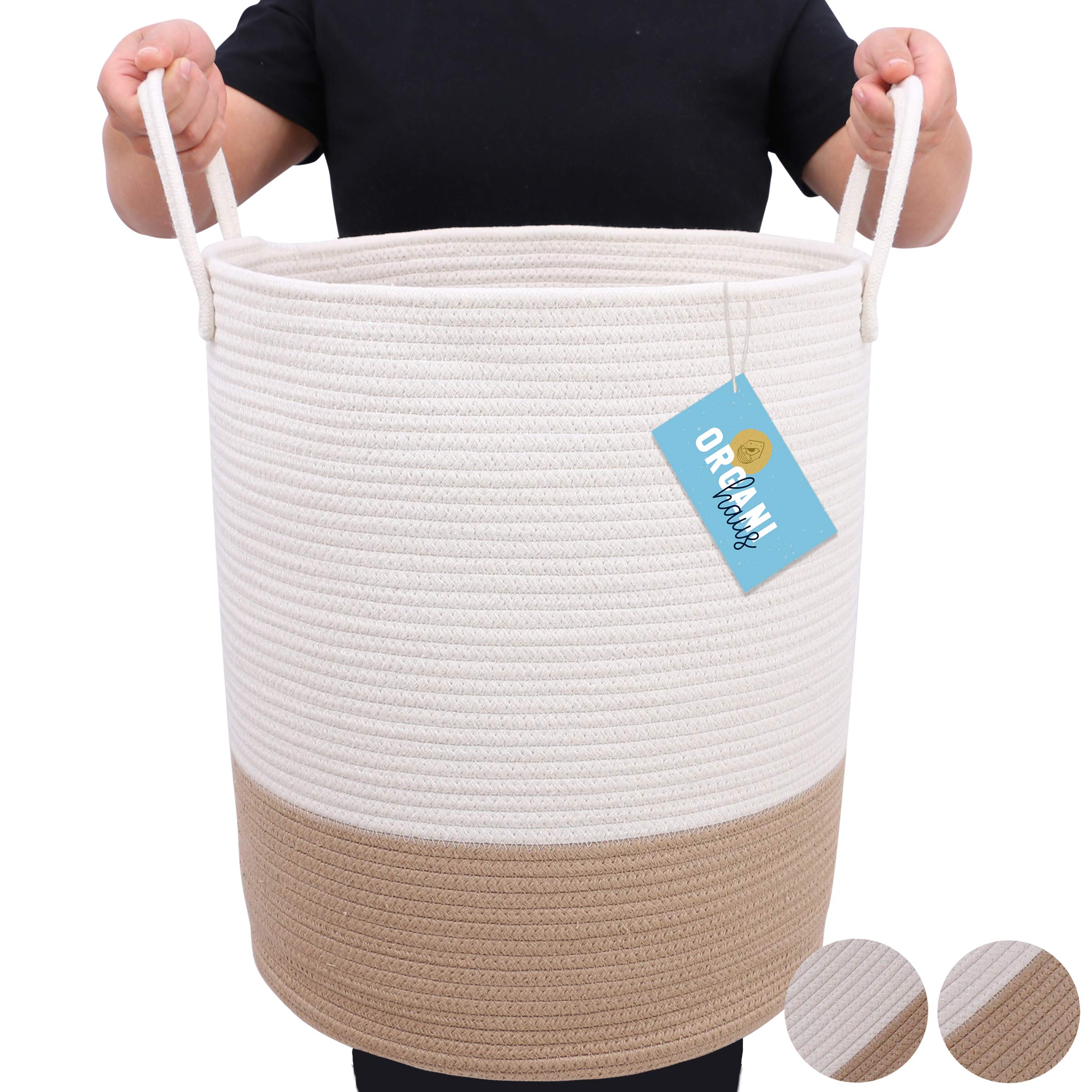Buy OrganiHaus Boho Laundry Basket Baby Hamper for Nursery Boy