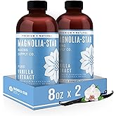 Magnolia-Star Pure Vanilla Extract, 16 oz., Made from Hand-Selected Madagascar Bourbon Vanilla Beans, Non-GMO and Gluten-Free