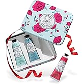 La Chatelaine 20% Shea Butter Hand Cream Travel Size Tin, Gift Set for Women, Nourishing Hand-Care Set for Holiday (Coconut Milk, Shea, Lychee Cranberry)