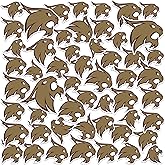 Texas State University Primary Logo 50ct Vinyl Sticker Pack – Large Waterproof Bobcats Head Decals for Laptops, Water Bottles, Tablets, Scrapbooks, Vehicles & More – Officially Licensed Designs