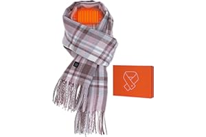 Heated Scarf–Rechargeable Electric Neck Warmer for Women&Men 3 Heating Levels Winter Heating Wrap&Cozy Gift