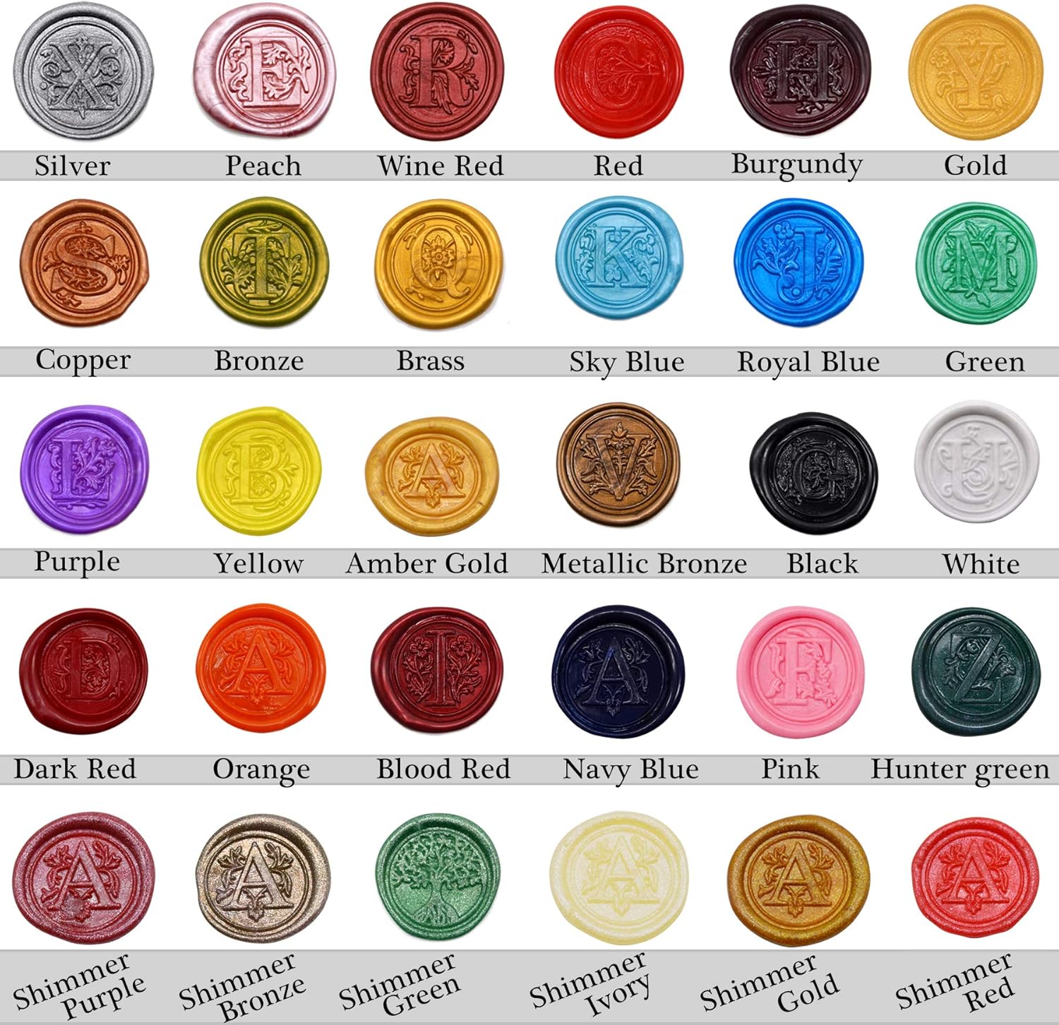 Sealing Wax Rod Blood Red for Standard Size Glue Gun - 5.4"(L) -