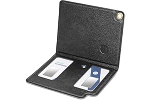 MGZNMTY Portable Hard Travel Case for AliveCor Kardia Mobile Card Heart Rate Monitor/Kardiamobile Card Personal EKG Monitor Devices (Case Only)(Black)