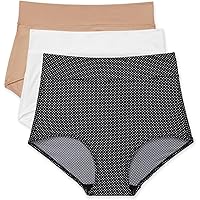 Fruit Of The Loom Fit For Me - Confezione Da 6 Slip Donna In Microfibra, Taglie Forti, 5DM204P