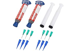 Wonderway Sn63/Pb37 T4 Tin Lead Solder Paste 183℃ Melting Point No-Clean(30gx2Packs)