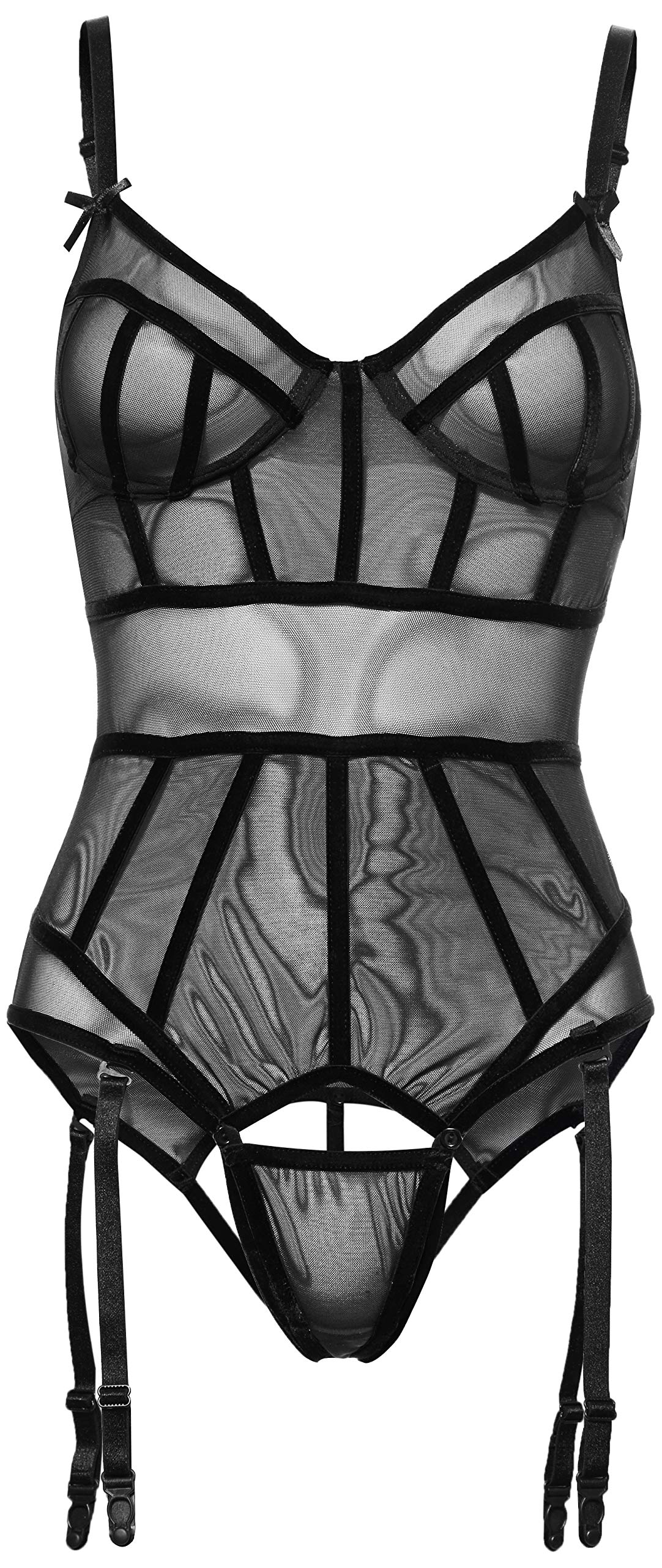 Cottelli Collection Lingerie Body Stripes 75B