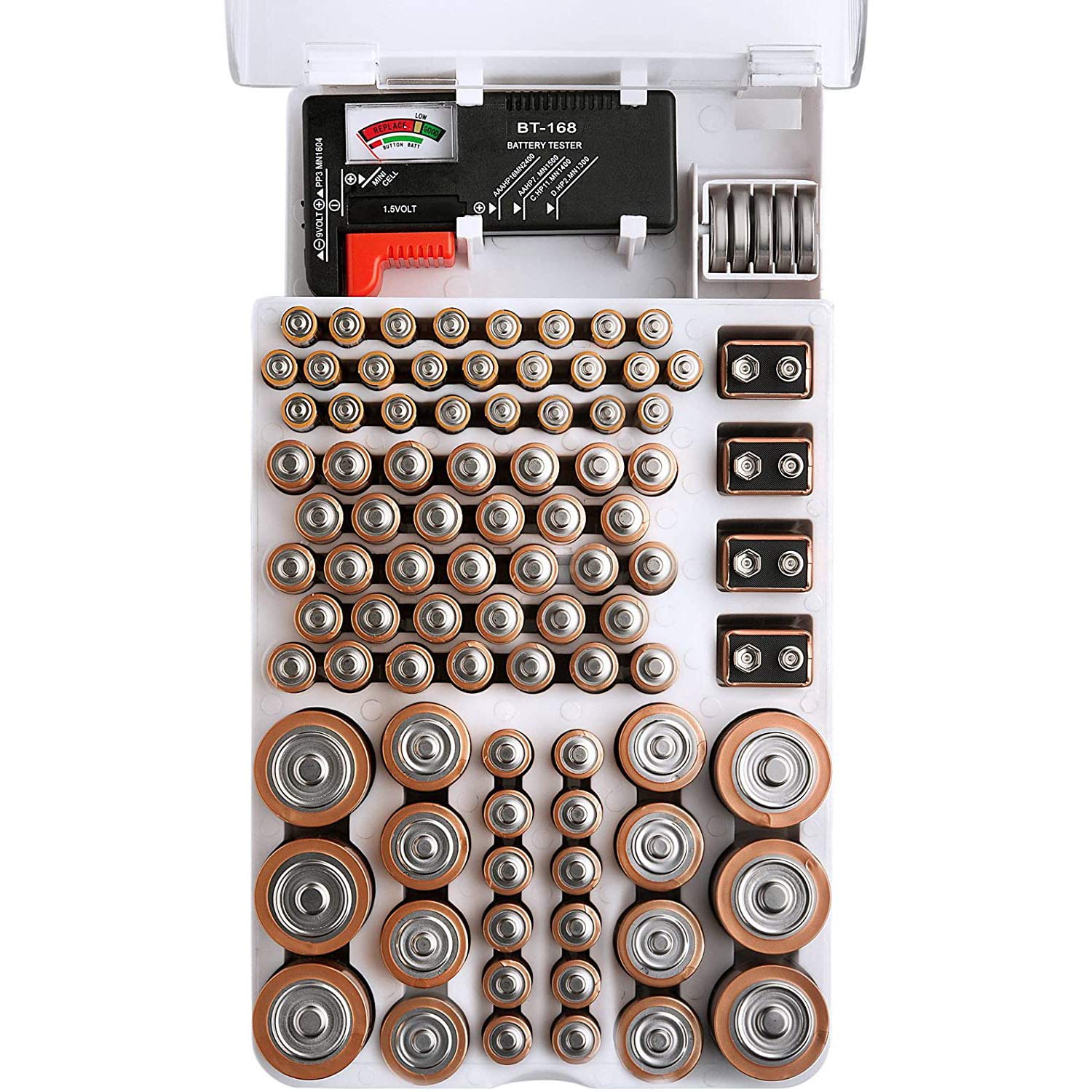 Buy FireBall Battery Organizer with Removable Battery Tester, 93