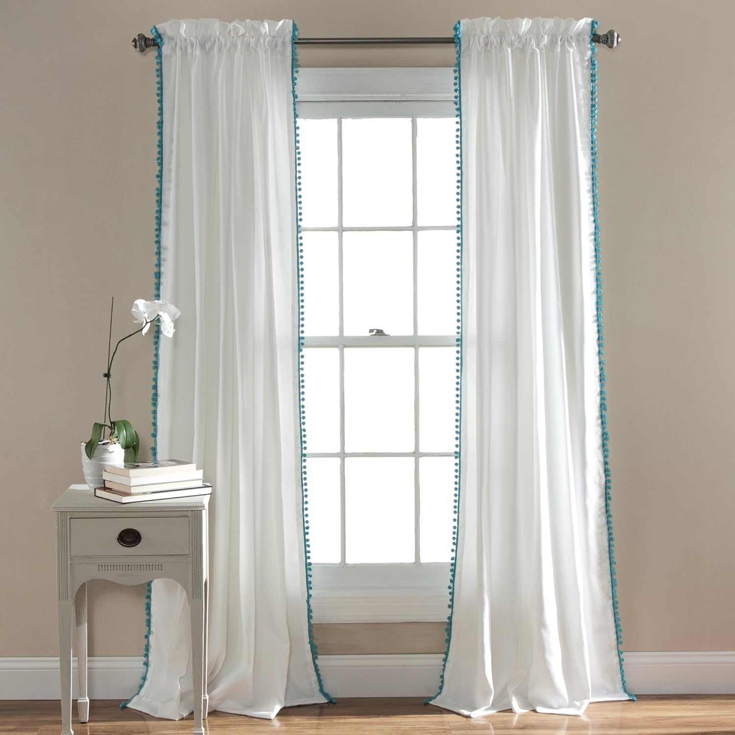 Best Aqua Dining Curtains