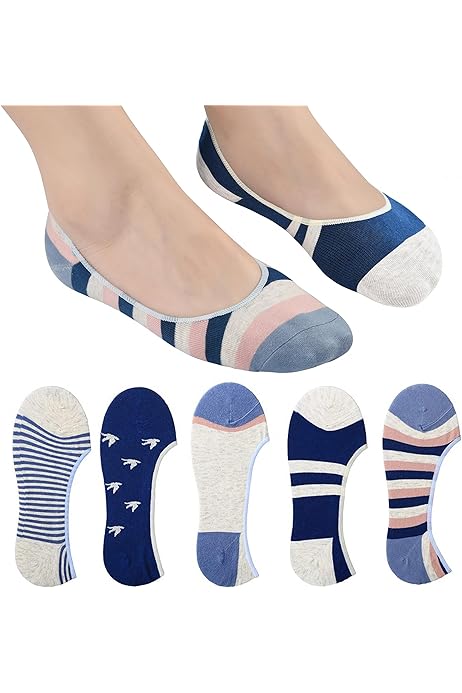 Flat Socks Buy Pair Women Cotton Lace Half Feet Antiskid