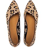Frank Mully Womens Pointed Toe Flats Knit Dress Shoes Comfort Women Shoes Softable