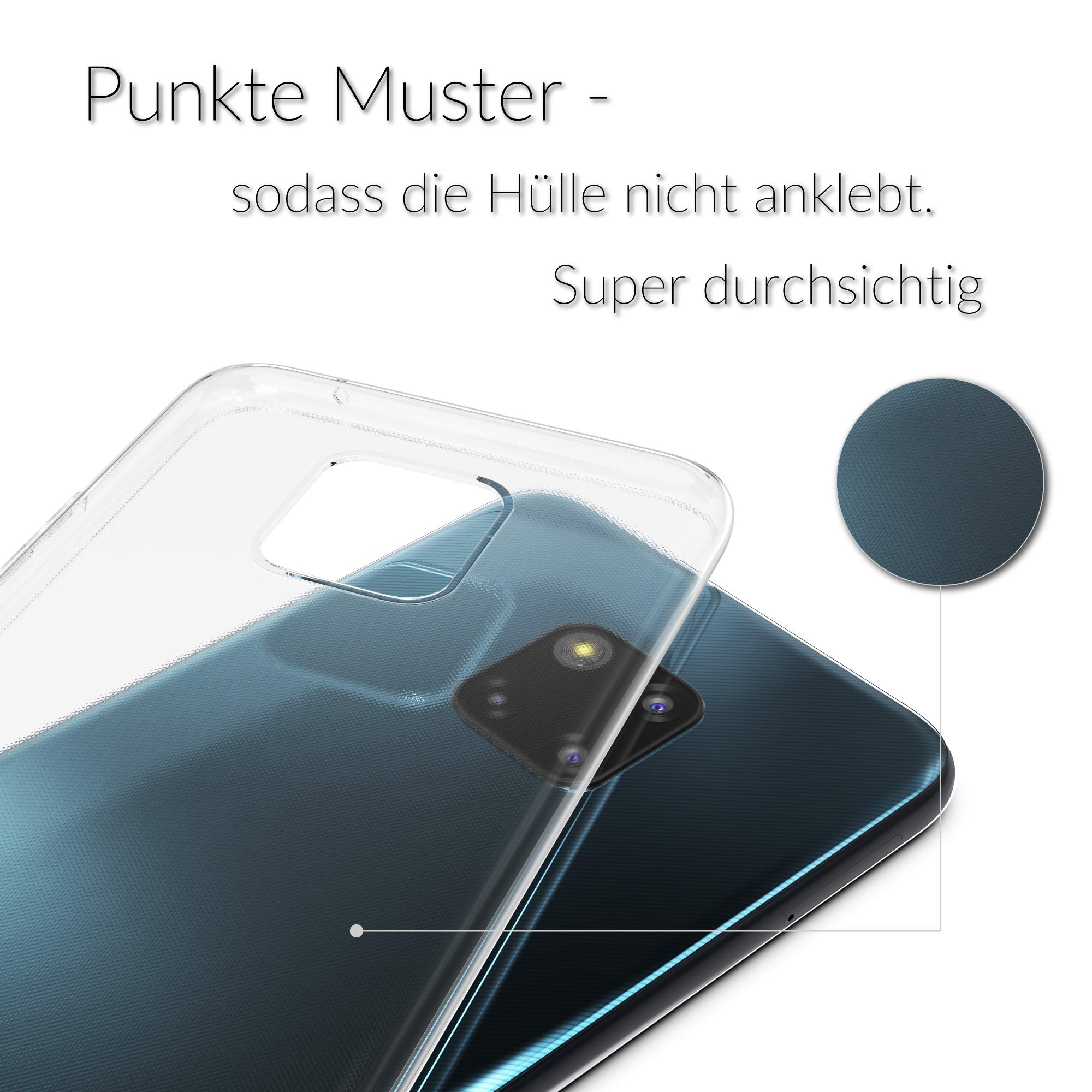 UTECTION Handyhülle Silikon für Huawei Mate 20 Pro - Robuster Schutz, Ultra-Slim, Ideale Passform - Qi-Kompatibel - Mate20 Pro Hülle Transparent - TPU Case Silikonhülle Durchsichtig