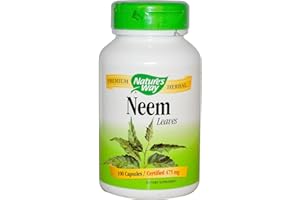 Nature's Way Premium Herbal Neem Leaf 950 mg, 100 Count (Pack of 3)