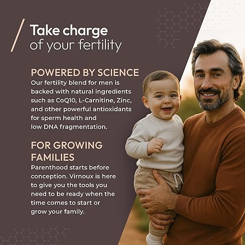 Virnoux - Boost Sperm Count, Motility & Volume Male Fertility Prenatal Vitamins for Men | Doctor-Formulated Sperm Health Support for Conception | USA Made, Gluten-Free | 30-Day Supply in Saudi Arabia | Virnoux - Boost Sperm Count, Motility & Volume Male Fertility Prenatal Vitamins for Men | Doctor-Formulated Sperm Health Support for Conception | USA Made, Gluten-Free | 30-Day Supply in Saudi Arabia |