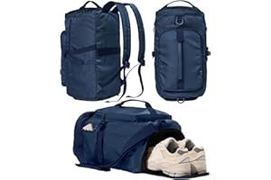 Uselike Gym Bag for Women and Men, 30L Workout Travel Backpack with Shoe Compartment, Sports Duffel Bag with Multiple Pockets