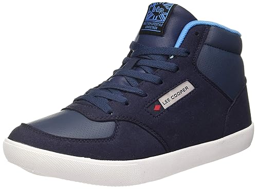 lee cooper navy blue sneakers