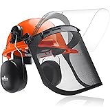 NoCry 6-in-1 Industrial Chainsaw Helmet with Face