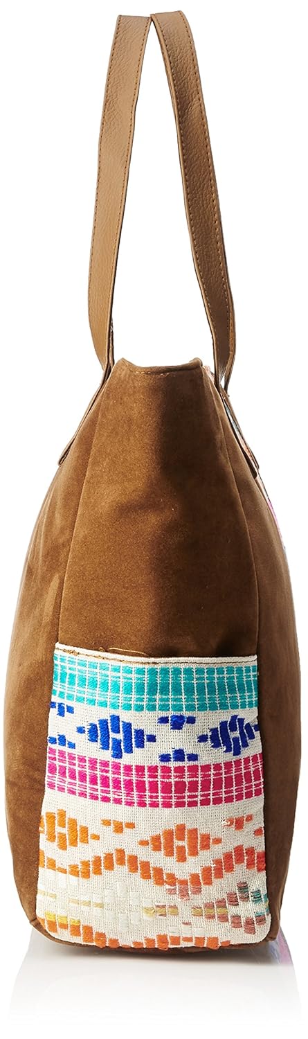 kanvas katha women's tote bag (multicolor) ()