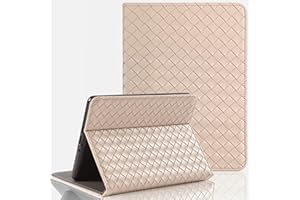 PIBIBROTY Case for 2021 Kindle Paperwhite (11th Gen) and Signature Edition – Beige Plaid PU Leather Cover, Slim Protective Shell, Anti-Slip and Durable (2021 Paperwhite Sig. (11th) 6.8")