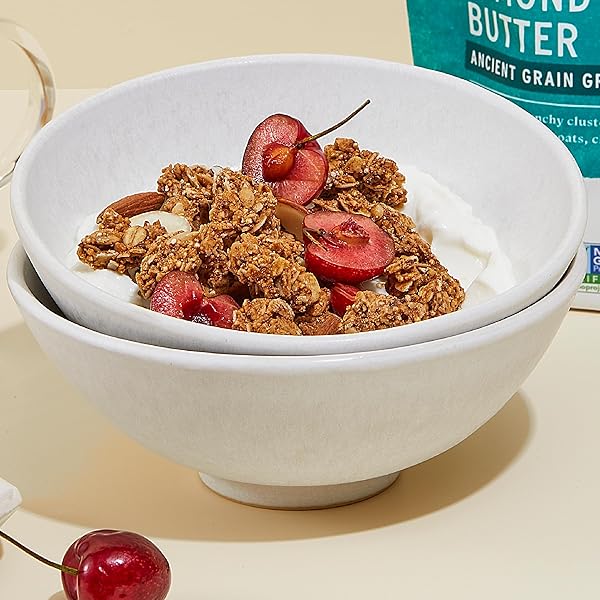 PURELY ELIZABETH MAPLE ALMOND BUTTER GRANOLA, MADE WITH ORGANIC OATS AND ANCIENT GRAINS, GLUTEN-FREE, NON-GMO (10OZ BAG)