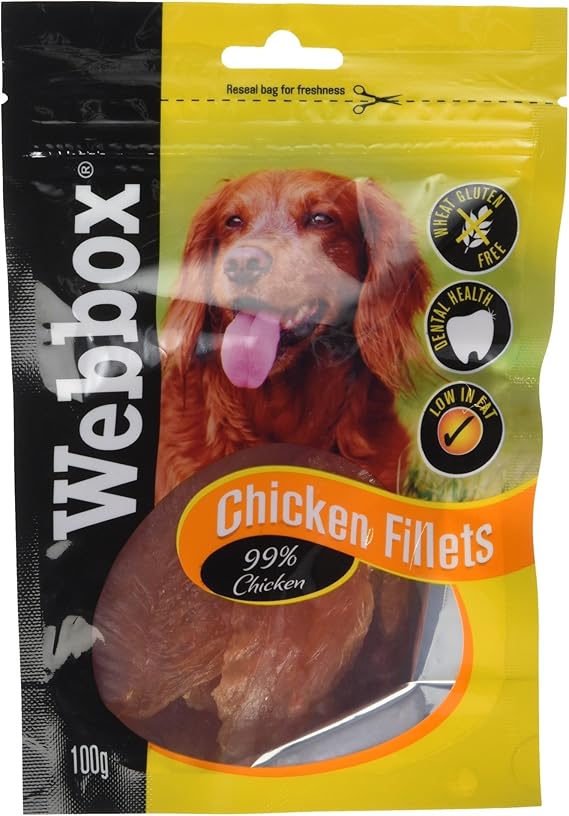 box Chicken Fillet Dog Treat, 100g Amazon.co.uk Prime Pantry