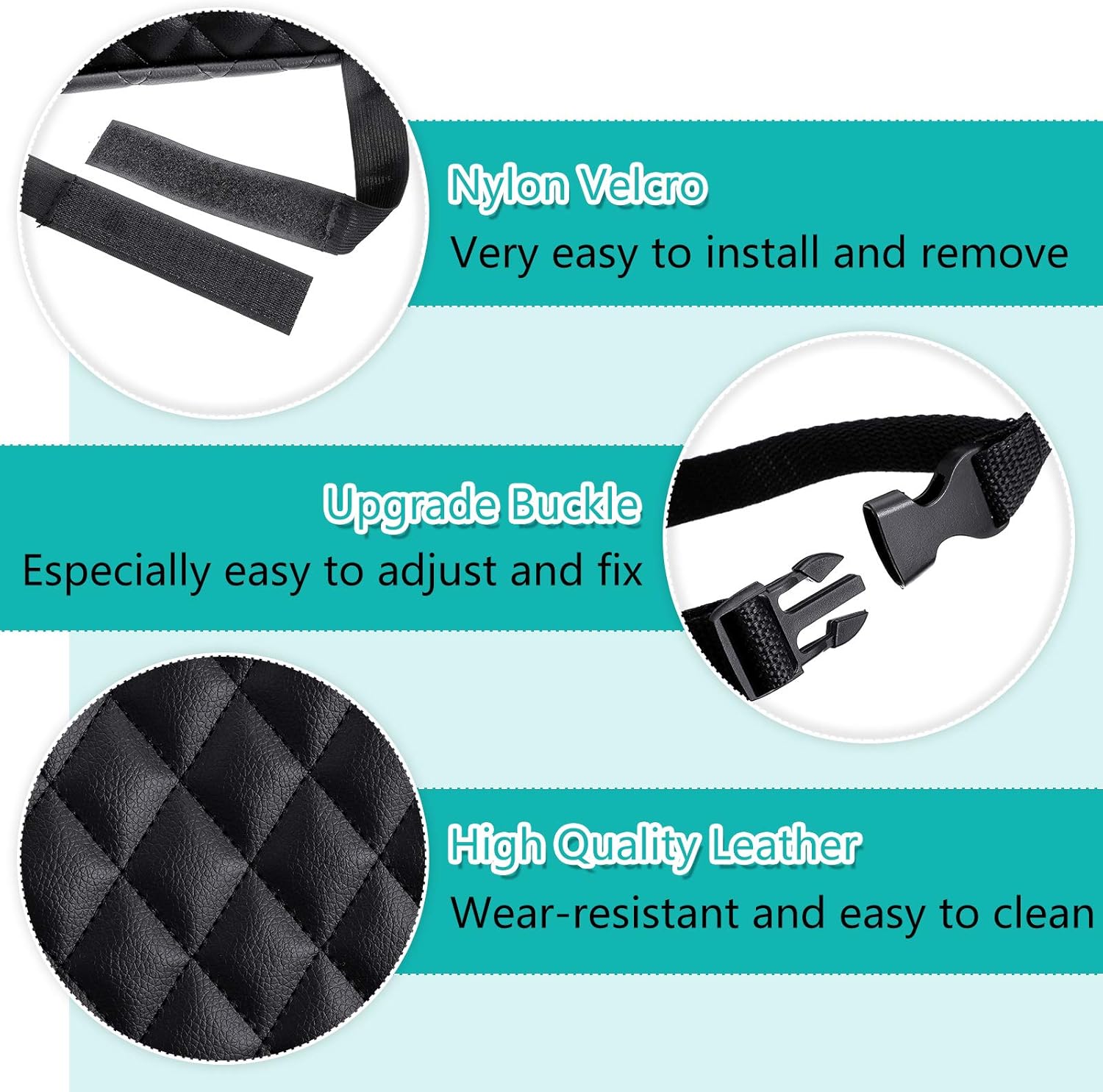 Car Handbag Holder, CAMTOA Leather Car Seat Back Organizer & Storage Pocket Net Bag, Hanging Storage Bag Between Car Seats, Barrier of Backseat Pet: Home & Kitchen