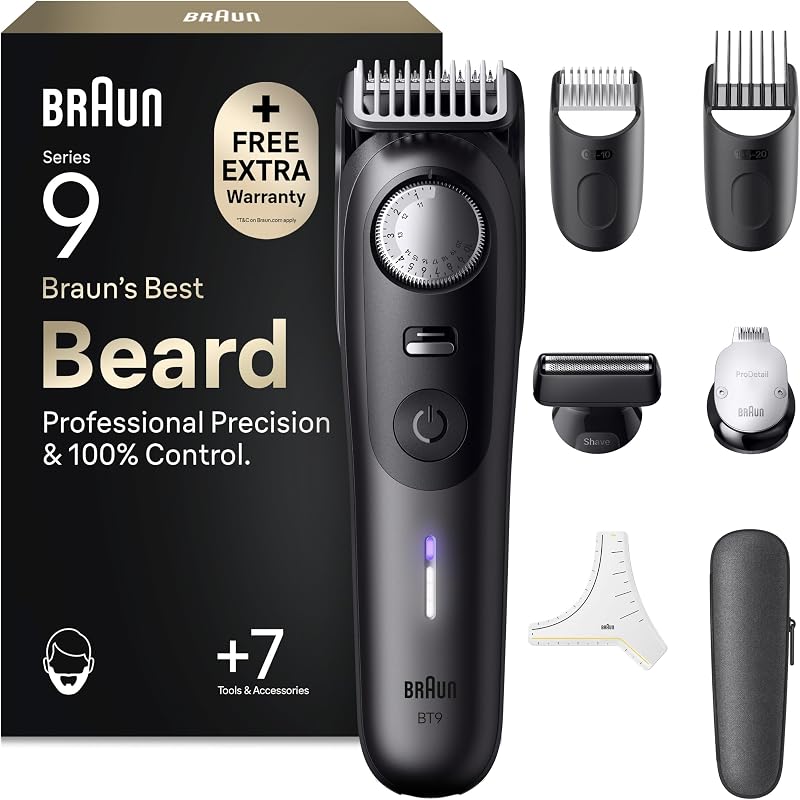 Recortadora de Barba Hombre Series 9, BT9525, Titanio — foto 1 de 8