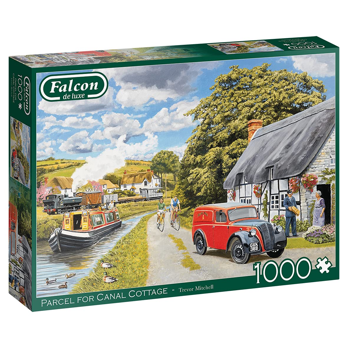 Jumbo, Falcon de luxe - Parcel for Canal Cottage, Jigsaw Puzzles for Adults, 1,000 piece