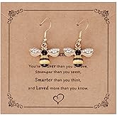 Bee Earrings for Women Gifts Gold Bumble Bee Bumblebee Jewelry Honey Bee Earings