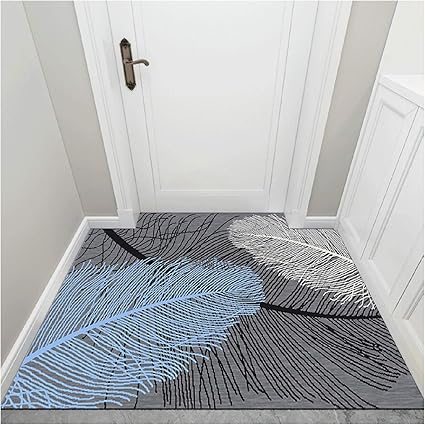 QYQS Alfombra para Cocina, Parte Delantera Interior Antideslizante para