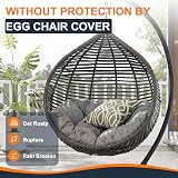 Icetimer Egg Chair Cover - Waterproof, Windproof, Heavy Duty 190x115cm view 5