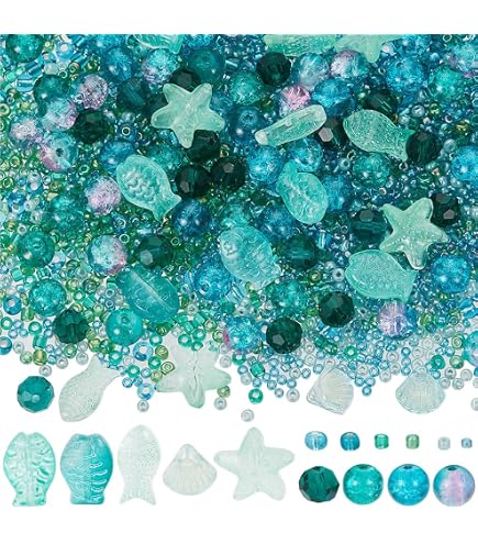 25 Frosted Sea Glass Round Beads – Matte Seafoam Green 10mm – Rocaille Style - View #3