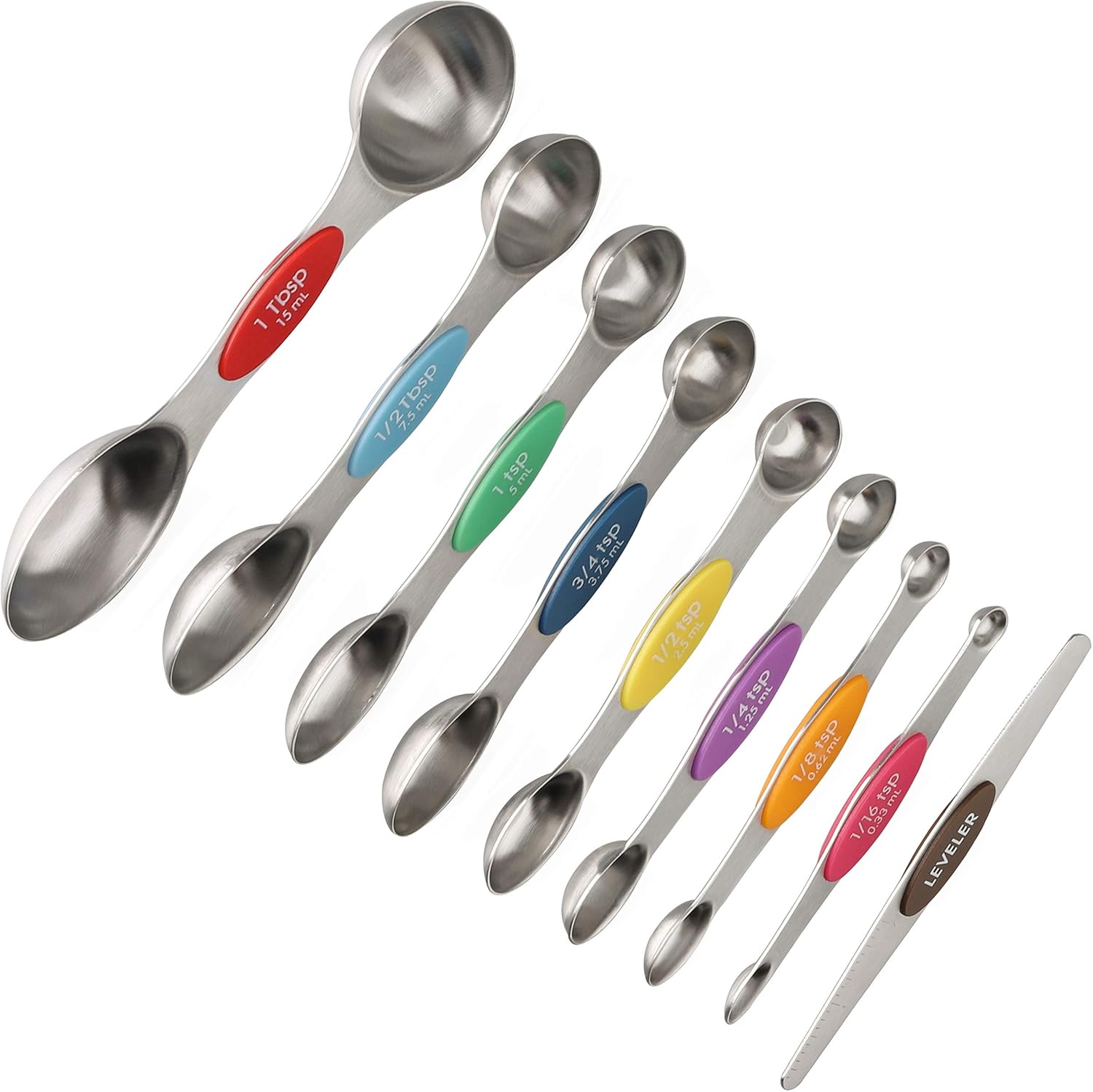 Measuring Spoons Set Stainless Steel Stackable