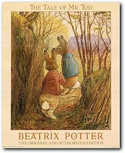 The Tale of Mr. Tod Beatrix Potter Original and Authorized Edition Wall Decor Art Print Poster (16x20)