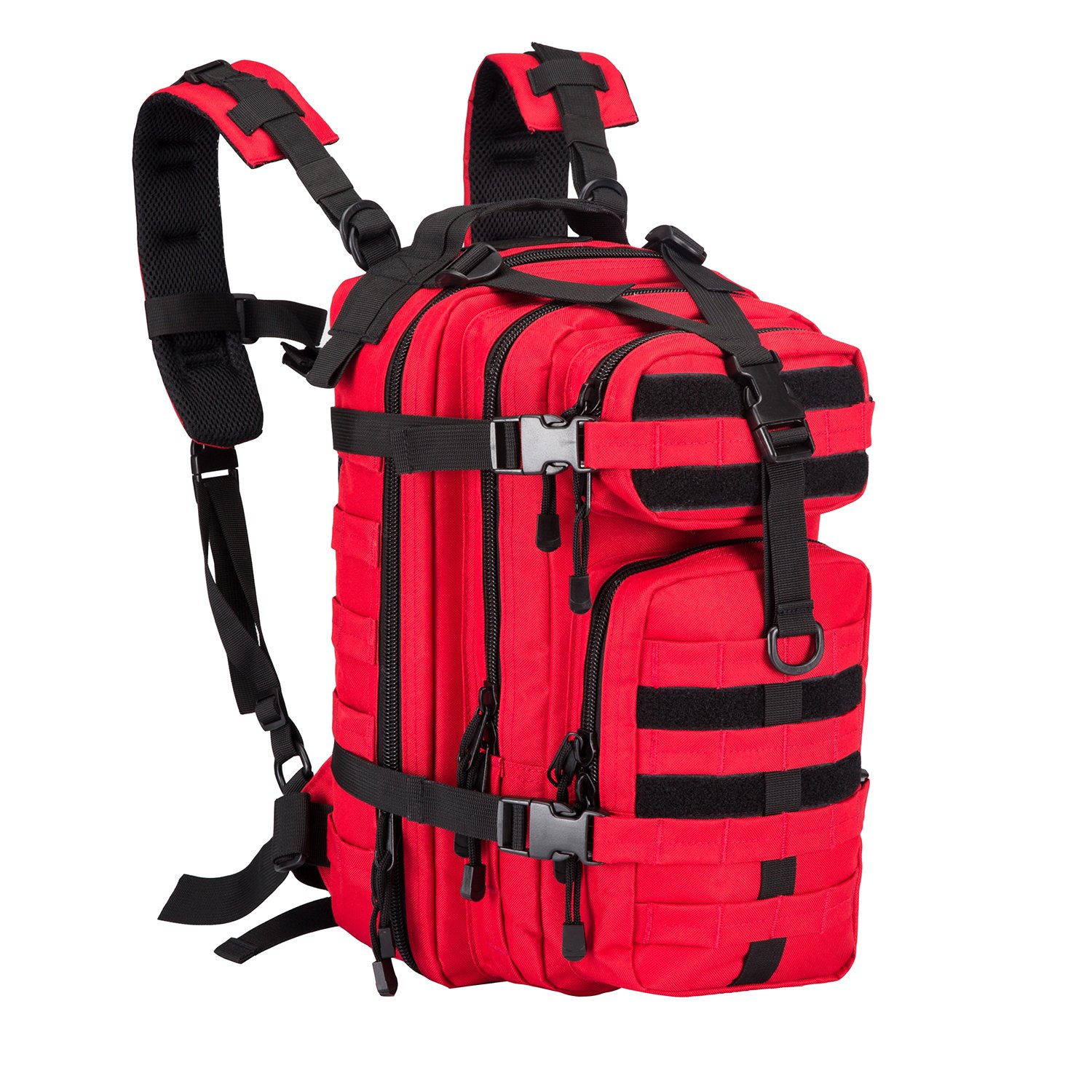 Small Red Military Tactical Backpack,for 3 Day Army Molle Assault