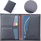 VOLPE Passport Wallet Genuine Leather for Men and Women