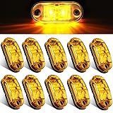 Tallew 10 Pcs 2.5 Inch LED Trailer Lights 2 Diode