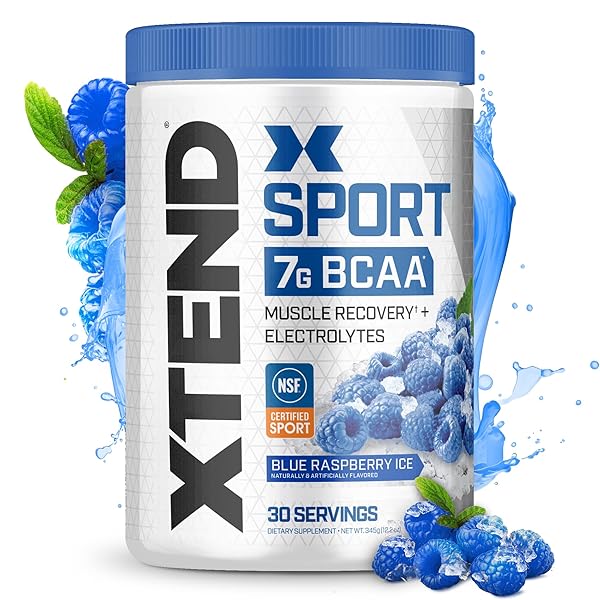 XTEND SPORT BCAA POWDER BLUE RASPBERRY ICE –...