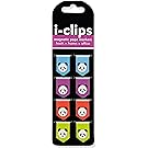 Panda i-clips Magnetic Page Markers (Set of 8 Magnetic Bookmarks)