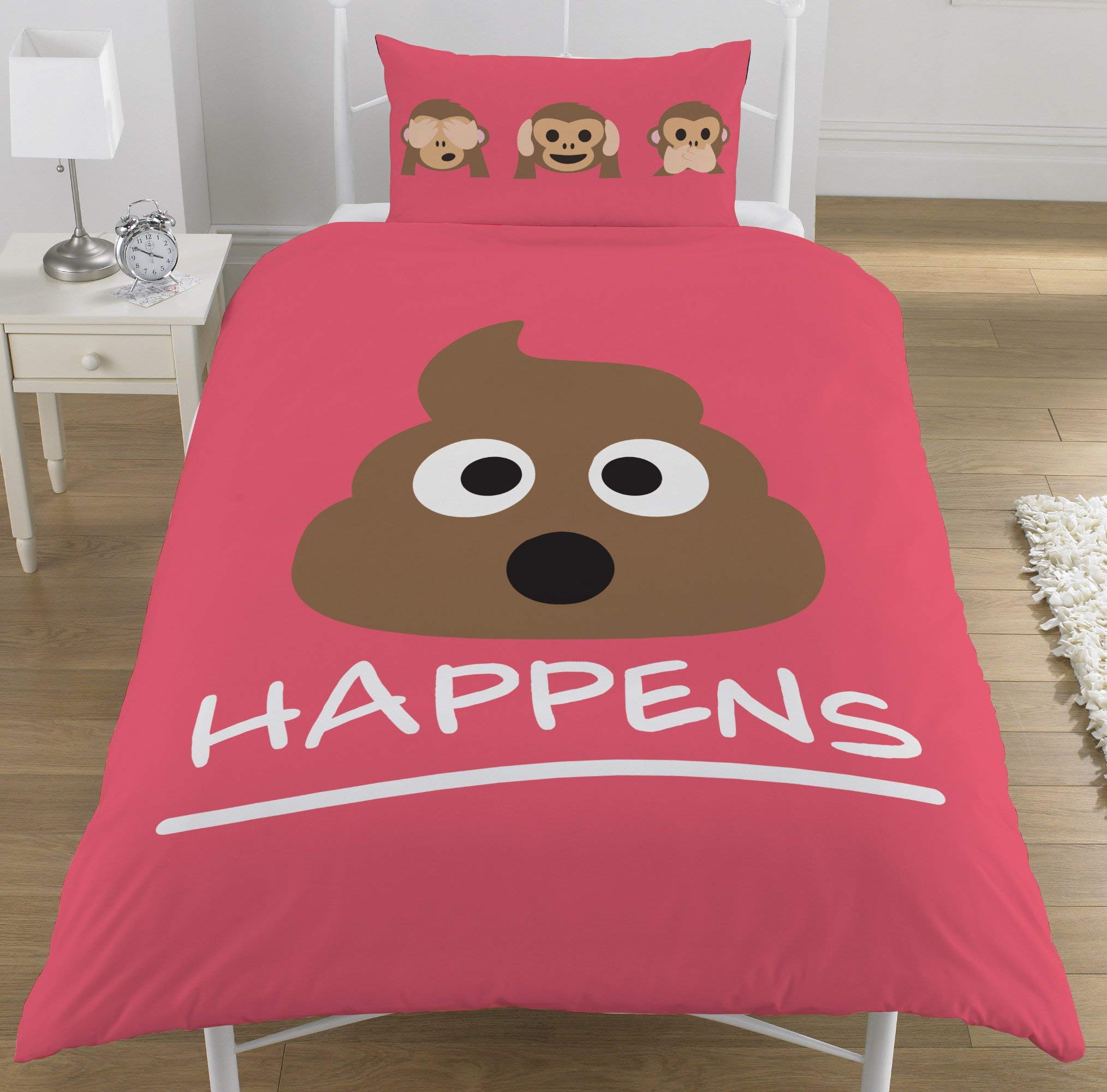 KidCollection, Polycotton, Pink, Single Duvet Cover