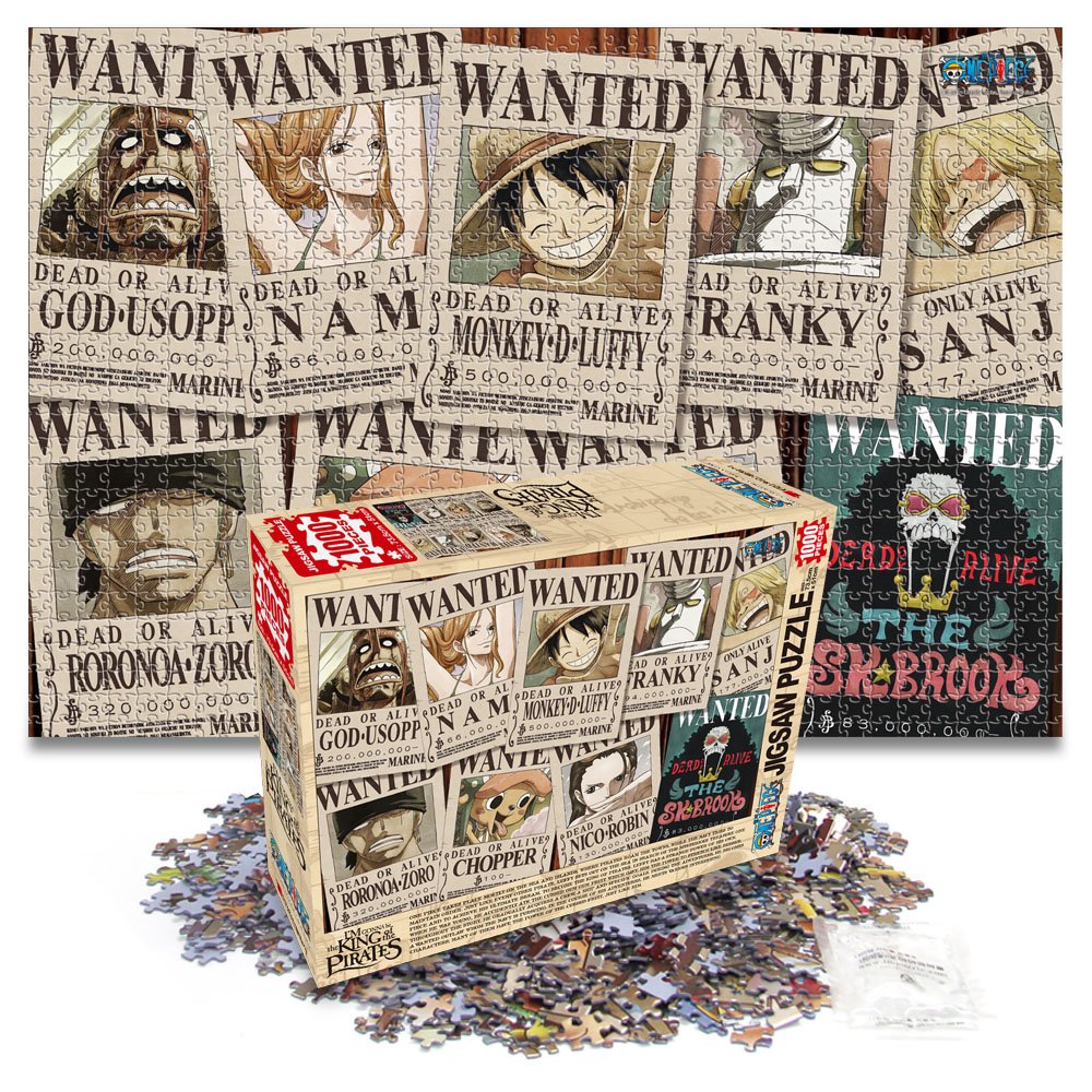 1000pieces Jigsaw Puzzle One Piece New Wanted Collection Oda Eichiro Haksan 1758 Hobby Home Decoration Diy Grown Up Toys Puzzles