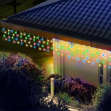 23ft 50 globos led luces blanco para