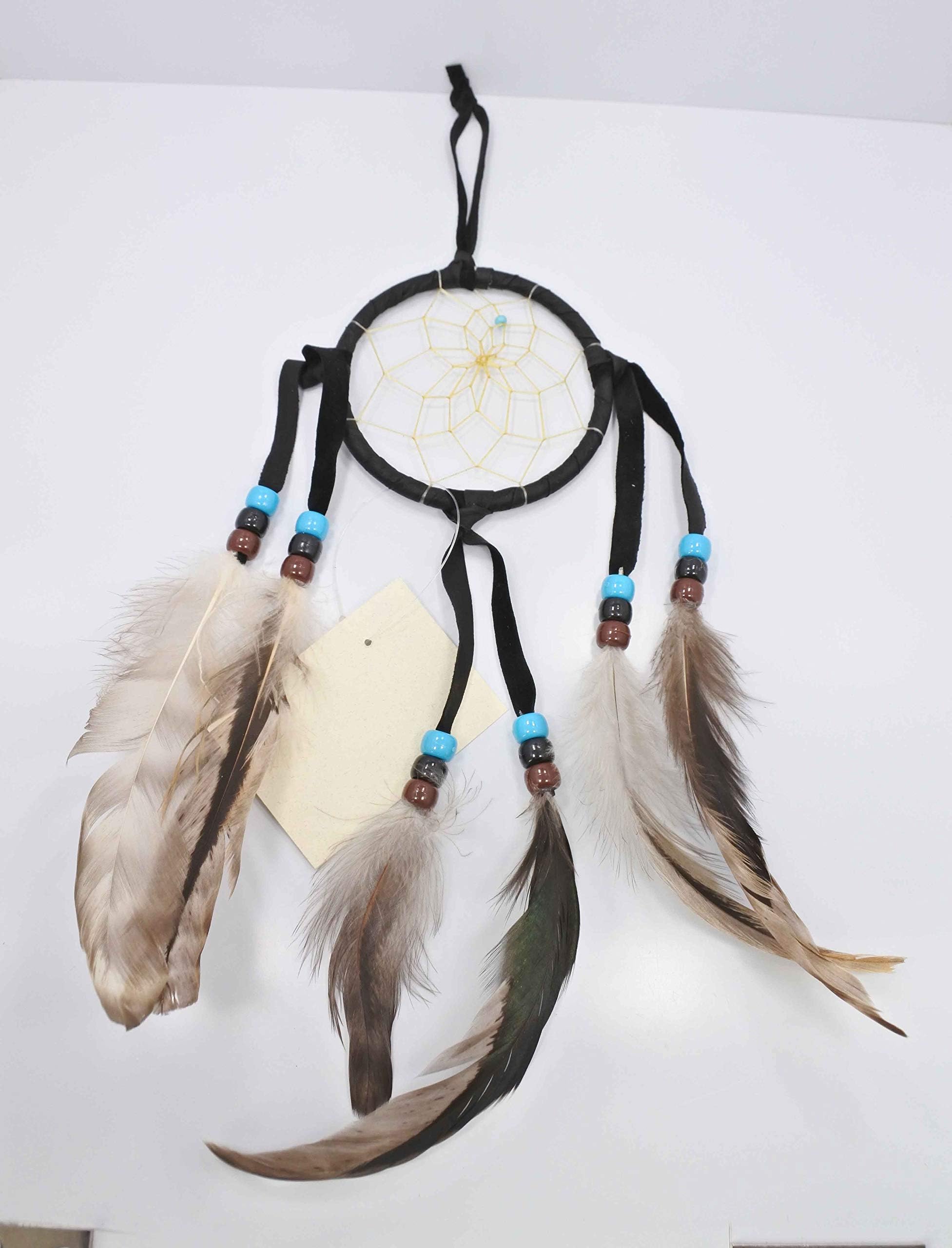 All Tribe Silver Authentic Native American Dream Catcher (Black) Made in USA