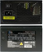 iChoose Limited 550W ATX Switching Power Supply PSU 12cm Silent Red Fan PC view 5