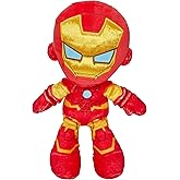 Marvel Plush Character Figure, 8-inch Ironman Super Hero Soft Doll in Fun-to-Touch Fabrics, Collectible Gift for Kids & Fans Ages 3 Years Old & Up