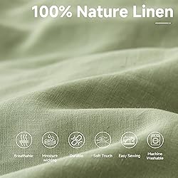 Simple&Opulence 100% Nature Pure Linen Fabric 78