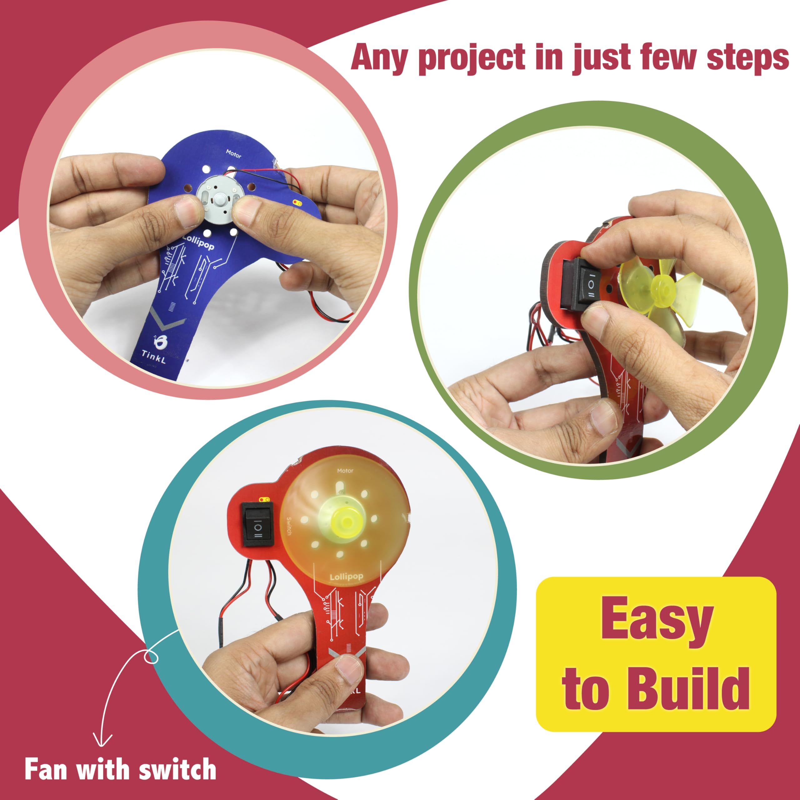 Butterfly EduFields STEM Kit for Kids Ages 6-12 | Build 20+ Motor Machines & DIY Engineering Projects | Science Gift for Boys & Girls | Robotics & Learning Toy