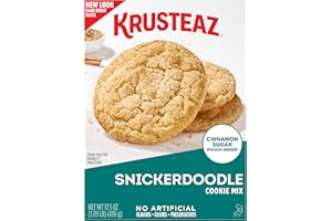 Krusteaz Snickerdoodle Cookie Mix, Includes Cinnamon Sugar Pouch, 17.5 Ounce (Pack of 12)